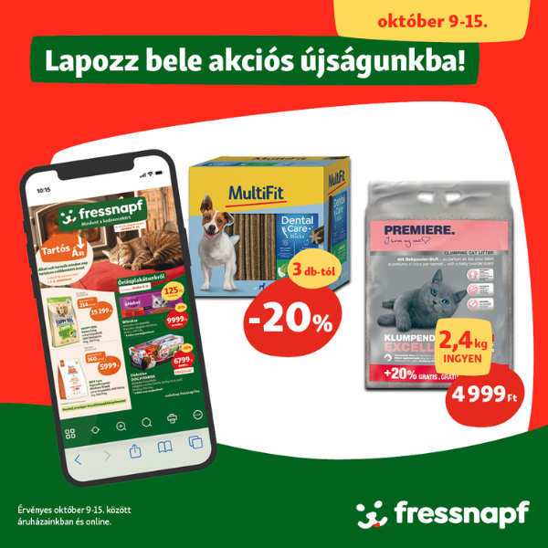 Fressnapf: Lapozz bele akciós újságunkba