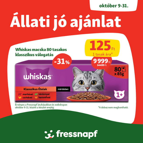 Fressnapf: Whiskas akció