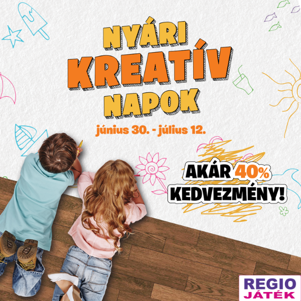 REGIO Játék: Akár 40% kedvezmény